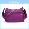 Women Shoulderbag Lightweight Nylon Solid Messenger Bag Travel Crossbodybag