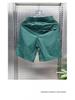Men's Ultra-Thin Ice Silk Mid-Length Quick-Dry Shorts - Breathable and Trendy Summer Wear