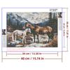 5d DIY Diamond Painting Cross Stitch Animal Horse Diamond Embroidery Mosaic Full Round Drill Home Decor Arts
