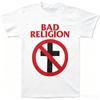 Bad Religion Men's Classic T-Shirt Black Ropa Dehombre Men Clothing Camisas Masculina Shirts for Man O-neck Cotton Tops