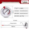 Digital Kitchen Thermometer: Food, Water, Milk, Oil & Baking Probe