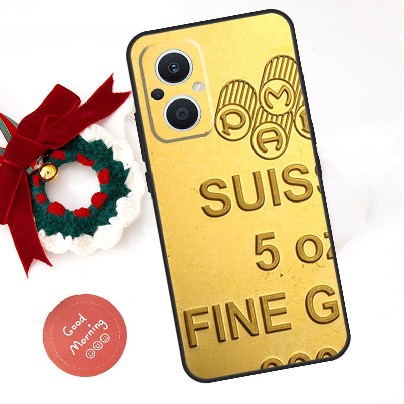 Switzerland Fine Gold Funda For OPPO Reno 13 F 14 10 11 12 Pro 12F 11F 14F 7 8 Lite OPPO Find X9 X8 X6 X5 Pro Case