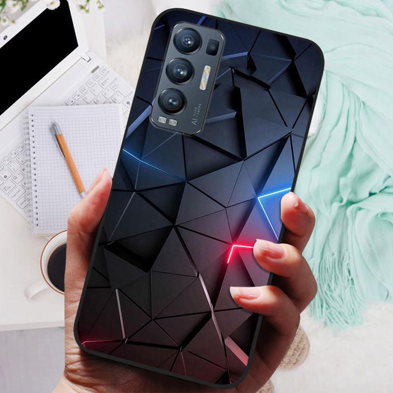 For OPPO Find X3 Neo Case Black Cover Lion Wolf Silicone Soft Back Cases For OPPO Find X3 Lite Phone Case Reno 5 Pro Plus 5G