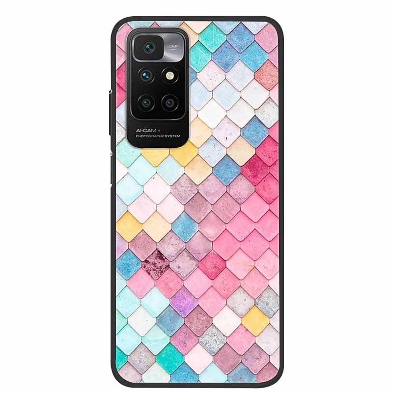 Für Xiaomi Redmi 10 Hülle Stoßfest Weiches Silikon TPU Rückabdeckung Für Xiaomi Redmi10 Handyhüllen Redmi 10 Prime 2022 Süße Cartoon