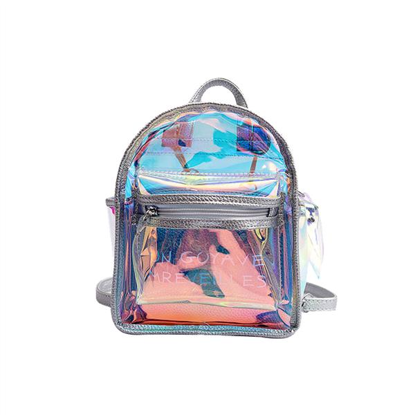 clear hologram backpack