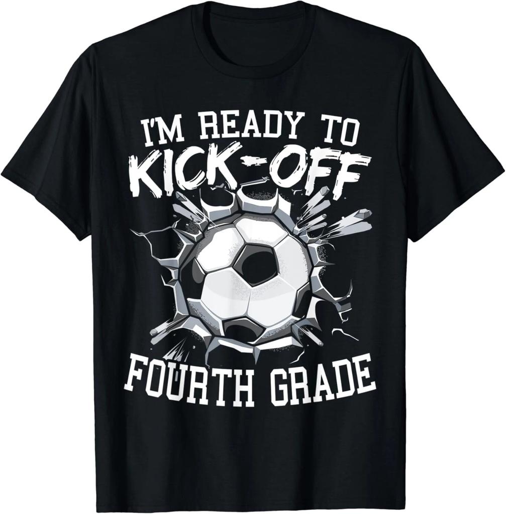 Ich bin bereit für den Start Vierte Klasse Erster Schultag Geschenk Unisex T-Shirt