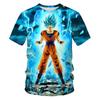 Anime Dragon Ball Son Goku 3D tisk dětské tričko letní módní ležérní tričko pro chlapce a dívky unisex dětské oblečení tričko topy