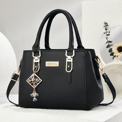 Recommended Bag Women's New Simple Casual Handbag Multi-compartment Fashion Pendant Single Shoulder Oblique