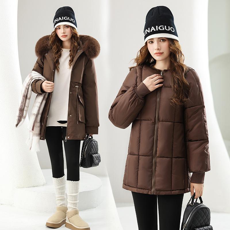 One dress three wear live removable pie overcome women's new thermal cotton clothes cotton coat new pie overcome