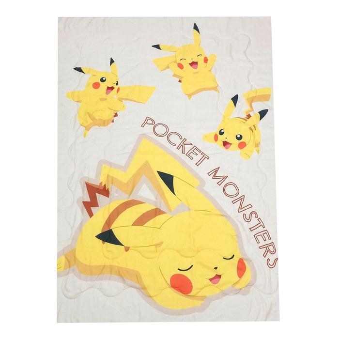 MORIPiLO Pokemon Summer Blanket Pikachu (Fluffy & Comfortable) 140x190cm Washable Character Blanket