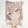 Character N Nayuta A Amakawa Throw Flannel Throw Blanket Suitable for Sofa Living Room Bedroom