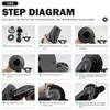 Motorcycle Air Cleaner CNC Intake Air Filter For Harley Softail Breakout Fat Boy FXLR FL Touring Glide Road King Sportster Dyna