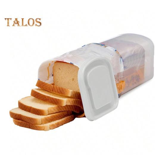 

Коробка для хранения тостов с герметичной крышкой, контейнер для хранения свежего хлеба, многофункциональный диспенсер для хлеба, пластиковый держатель для сэндвичей белый