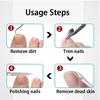 Pedicure Tool for Thick & Ingrown Nails Toenail Clippers Kits Stainless Steel Super Sharp Curved Blade Grooming Nail Tool