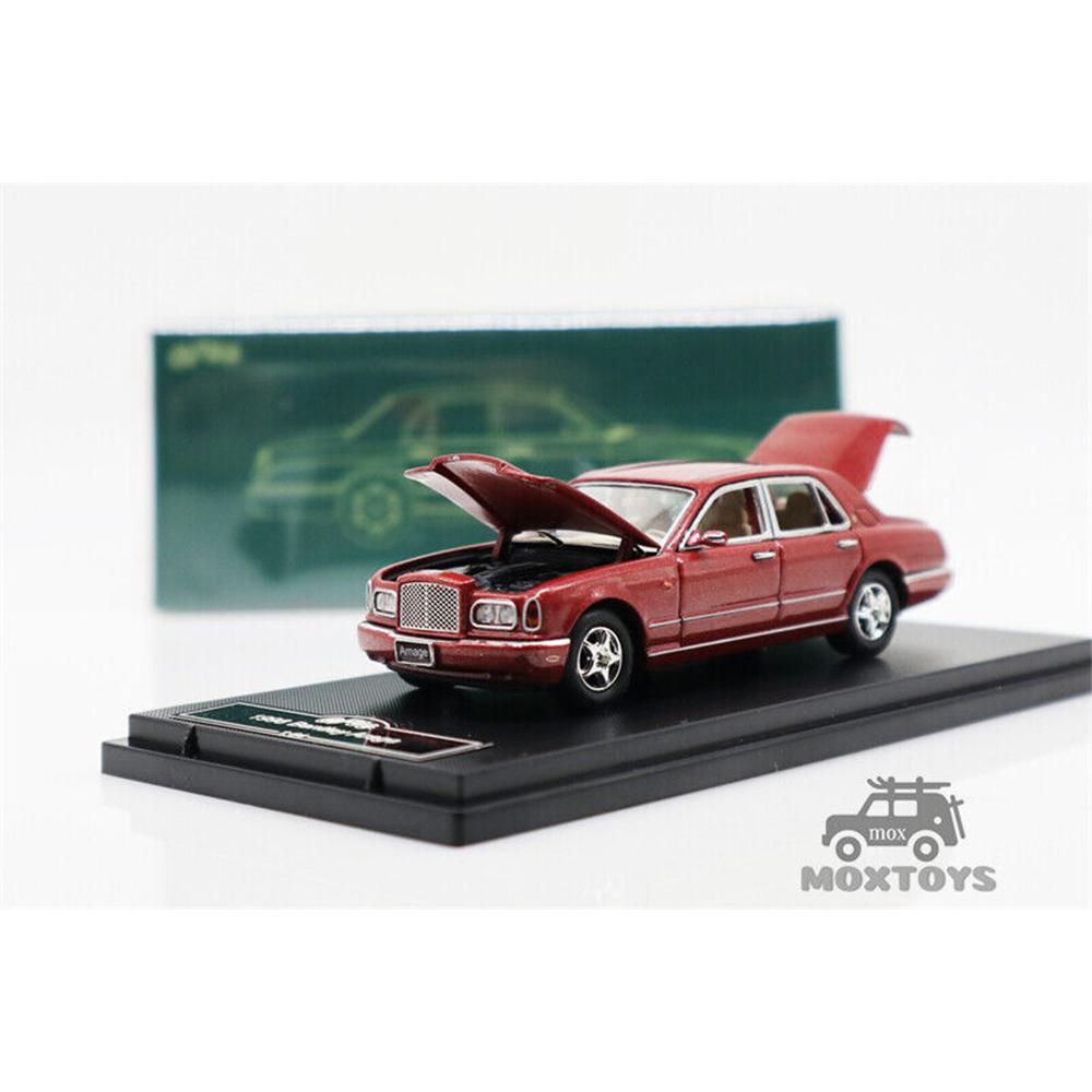1/64 Skala Bentley Arnage 1998 Rød Støpt Metall Bilmodell Begrenset Samling