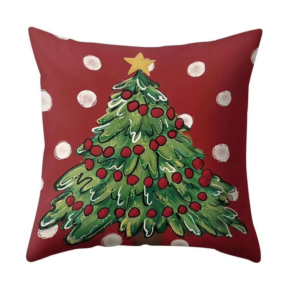 Povlaky na polštáře s vánoční tématikou Autodoplňky Kancelář Santa Claus Pohovka do obývacího pokoje Domácí povlaky na polštáře