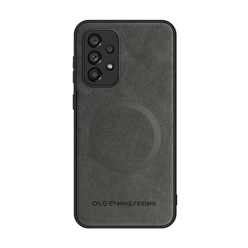 Magnetic Wireless Charge Leather Phone Case for Samsung Galaxy A53 A14 A33 A23 A13 A52 A52S A32 A22 A71 A51 Soft Bumper Cover