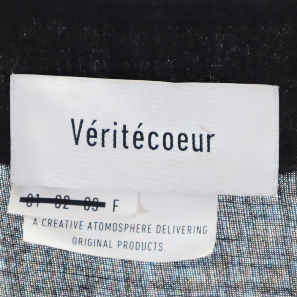 Veritecoeur made in Japan Dreiviertelarm Langes Kleid F Schwarze Serie Damen Gebraucht