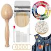 Egg/Mushroom Shaped Sock Darning Kit DIY Crafts Darning Mending Tool Kit  Sock Repair