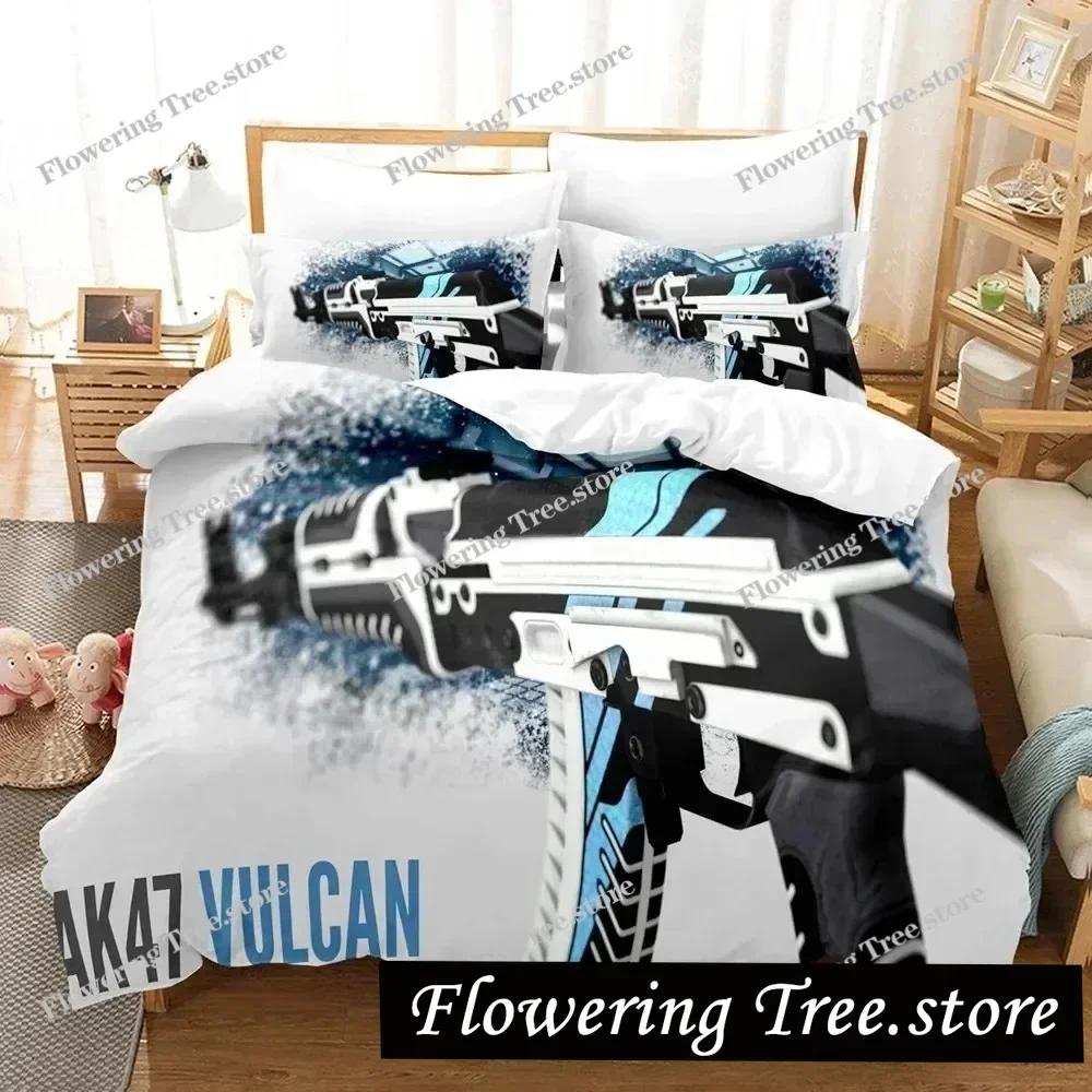 Shooter-Spiel Csgo Bettwäsche-Set Bettbezug Schlafzimmer Deckenbezüge Einzelbett Twin King-Size Bettdeckenbezug Heimtextilien029