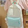 Schoolbag Mori ins Campus Japanese Large Capacity Lightweight Simple Solid Color Versatile School Bag Middle School Student Backpack