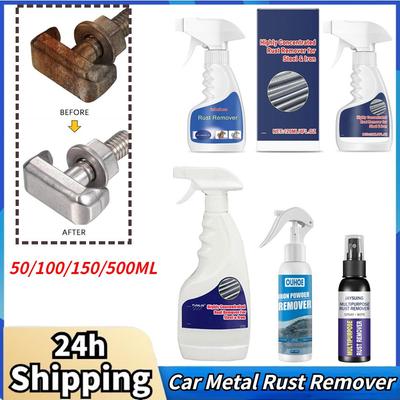 50/100/150/500ML Rimuovi Ruggine Dissolvente per Auto in Metallo Potente Rimozione Ruggine Riparazione Lucentezza Acciaio Detergente per Manutenzione Auto