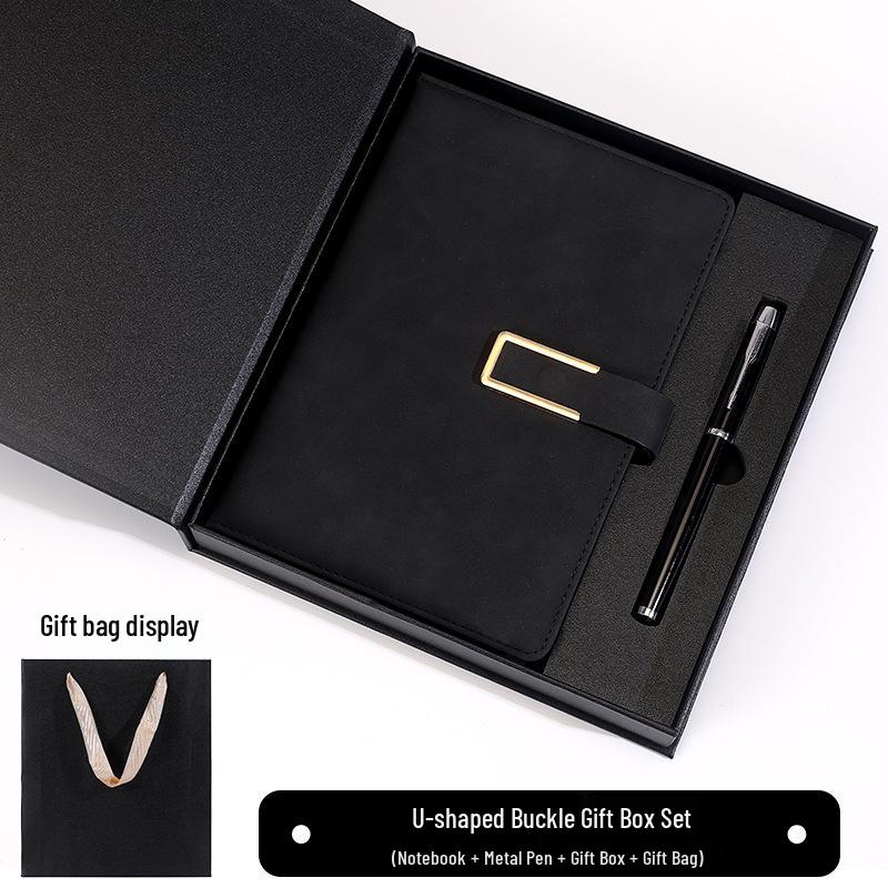 Custom A5 Notebook with Logo - Corporate Meeting Diary & Gift Box Set