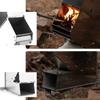 Collapsible Combustion Stove, Portable Stainless Steel Wood Burning Stove, Stable   for Pots, Big   Power, Fuel Efficient, Collapsible and P