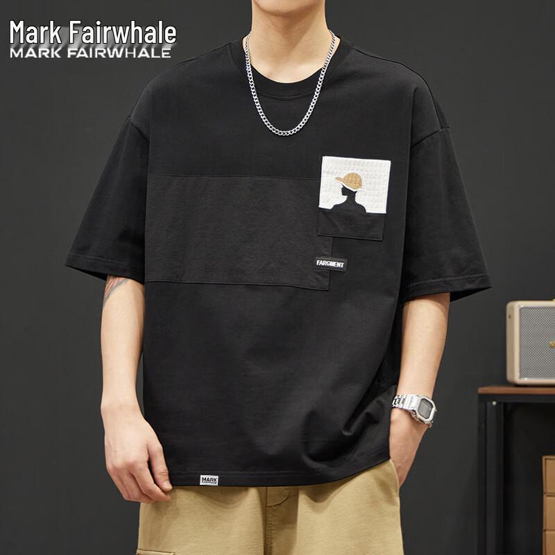

Mark Fairwhale Men s Cotton Short Sleeve T-Shirt 4XL