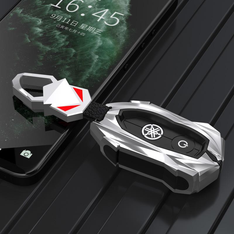 

Zinc Alloy Car Remote Key Case Cover Shell For Yamaha Nmax 2025/2025 NVX NVX155 XMAX XMAX300 QBIX AEROX JAUNS