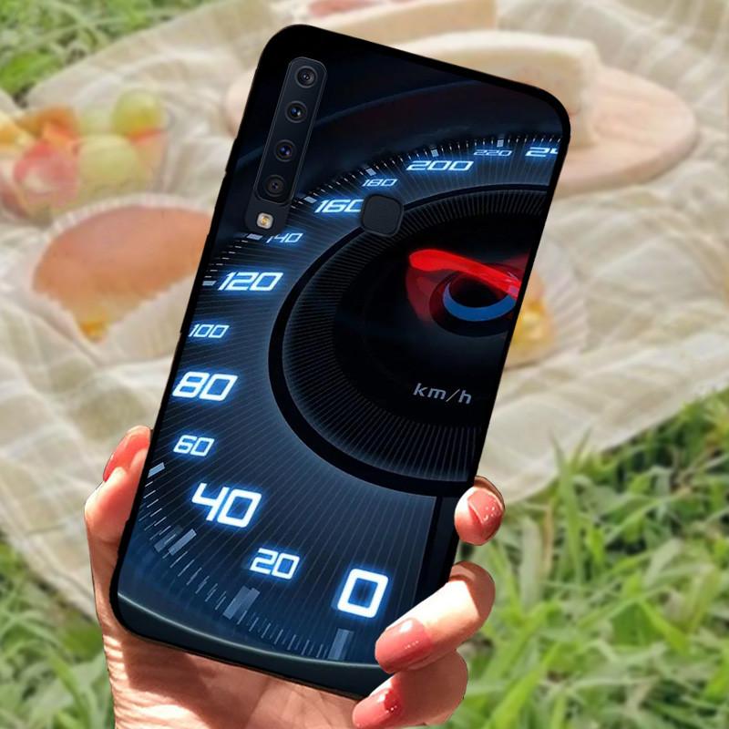 For Samsung A9 2018 Case Cover A7 2018 Silicone Soft Marble Black Bumper Funda Coque for Samsung Galaxy A7 A9 2018 Protective