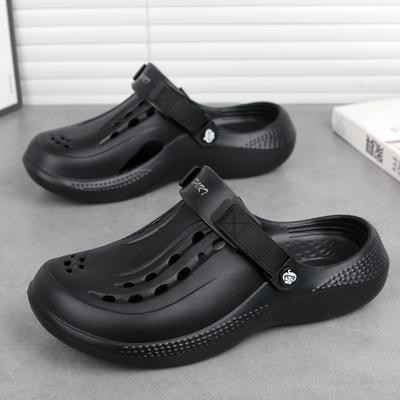 Mode Klassieke Zomer Klompen Heren Slippers Ademende Tuinschoenen Buiten Comfortabele Strand Slippers Huis Slippers Antislip Slipper