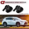 HEROFFIX Toyota Camry 2002-2006 Front Window Nozzles Window Wiper Nozzle Wiper Washer Jet No.85381AA042 Black Plastic