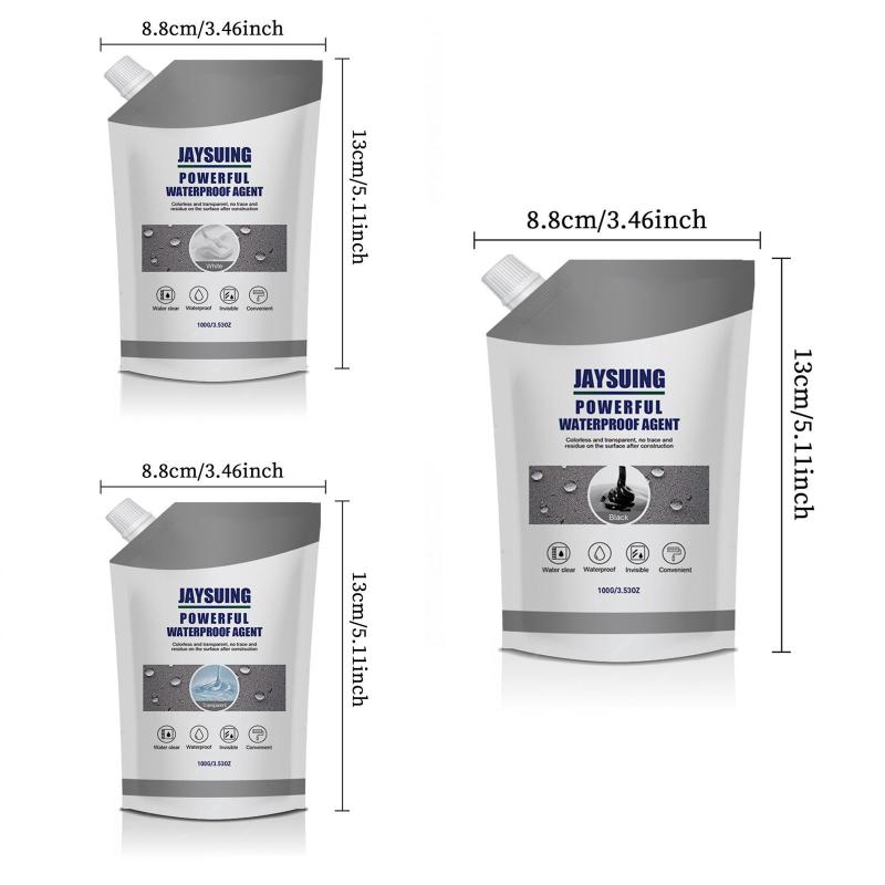Transparent Leak Proof Waterproof Sealant Strong Adhesive for Home Roof Tiles Kitchen Bathroom Long Lasting Waterproof Solution