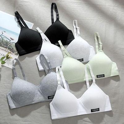 AB Fincan Hiçbir Tel Dikişsiz Sutyen Kız Iç Çamaşırı Kadın Sutyen Bralette Nefes Samimi Iç Çamaşırı Genç Kızlar Küçük Fincan
