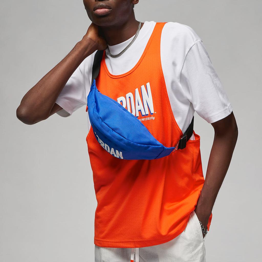 New Jordan Polyester One Shoulder Crossbody Fanny Pack Regular Unisex Game Royal Blue FJ6811-480