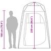 Privacy Tent Blue Quick Release Waterproof