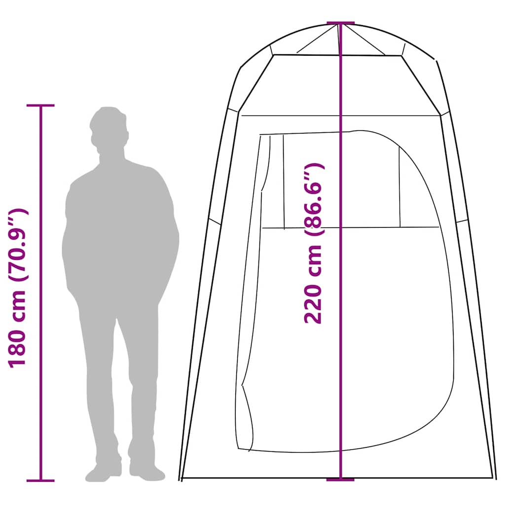 Privacy Tent Blue Quick Release Waterproof