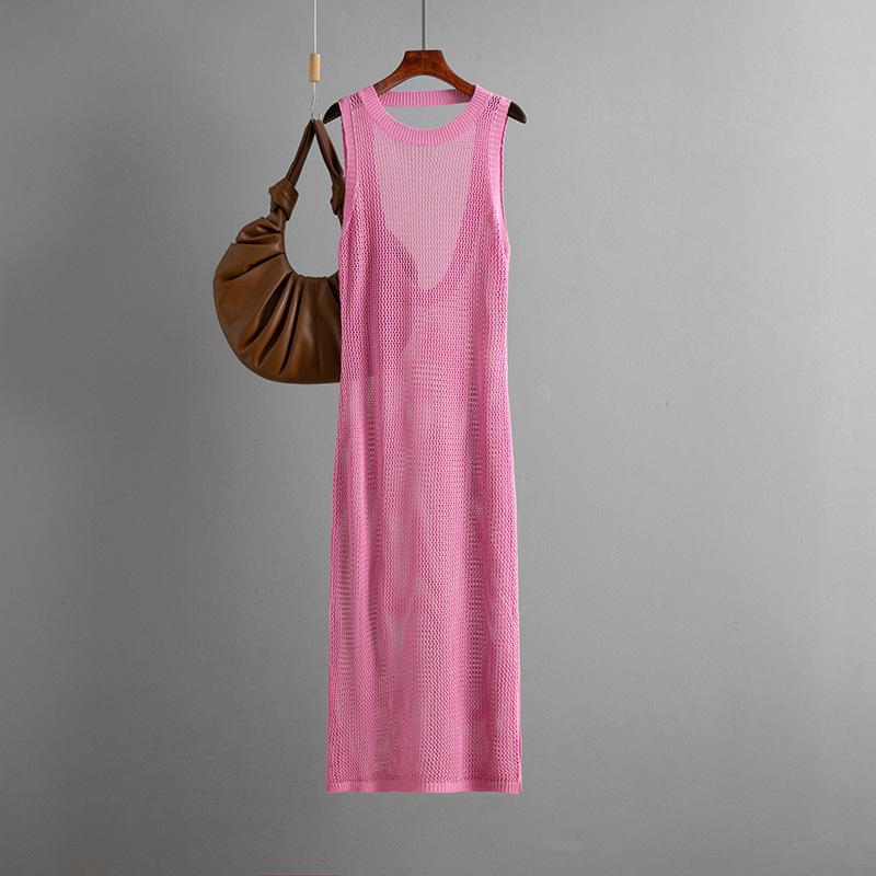 

Сексуальная пляжная накидка с открытой спиной и вырезами, длинная юбка, накидка для бикини, платье OneSize