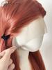 Red Orange Lace Front Wig for Women 26inch Long Wavy Wig Body Wave 13x4 Lace Frontal Synthetic Lace Wigs Nature Hairline Cosplay