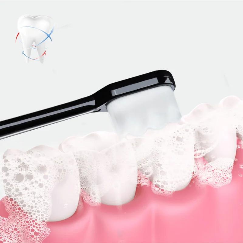 2/4/8 pz Spazzolino da Denti Spazzolino Ultra-fine Morbido Antibatterico Protegge la Salute delle Gengive Portatile da Viaggio Spazzolino da Denti Strumenti per l'Igiene Orale