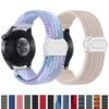 Strap For Samsung Galaxy Watch 7 6 4 classic/5 pro/active 2/s3/46 braided solo loop bracelet Huawei watch GT2 3 4 20mm/22mm Band