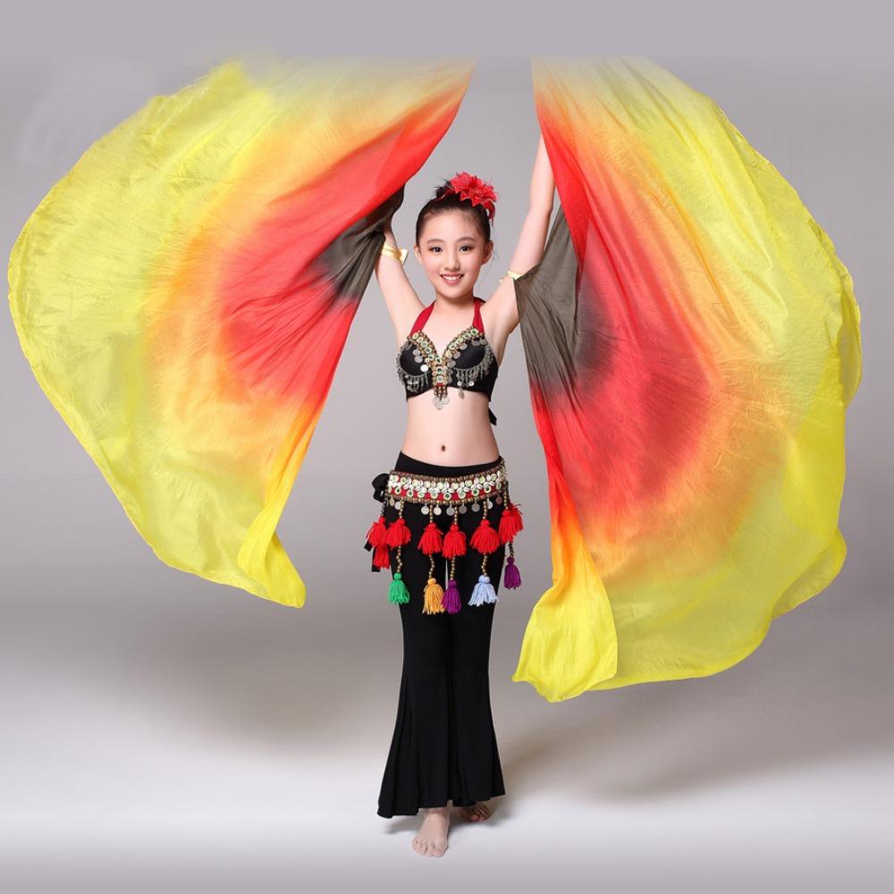 Multicolor Belly Dance Accessories Props Lightweight Colorful Scarves Flag Dance Props  Dance Party