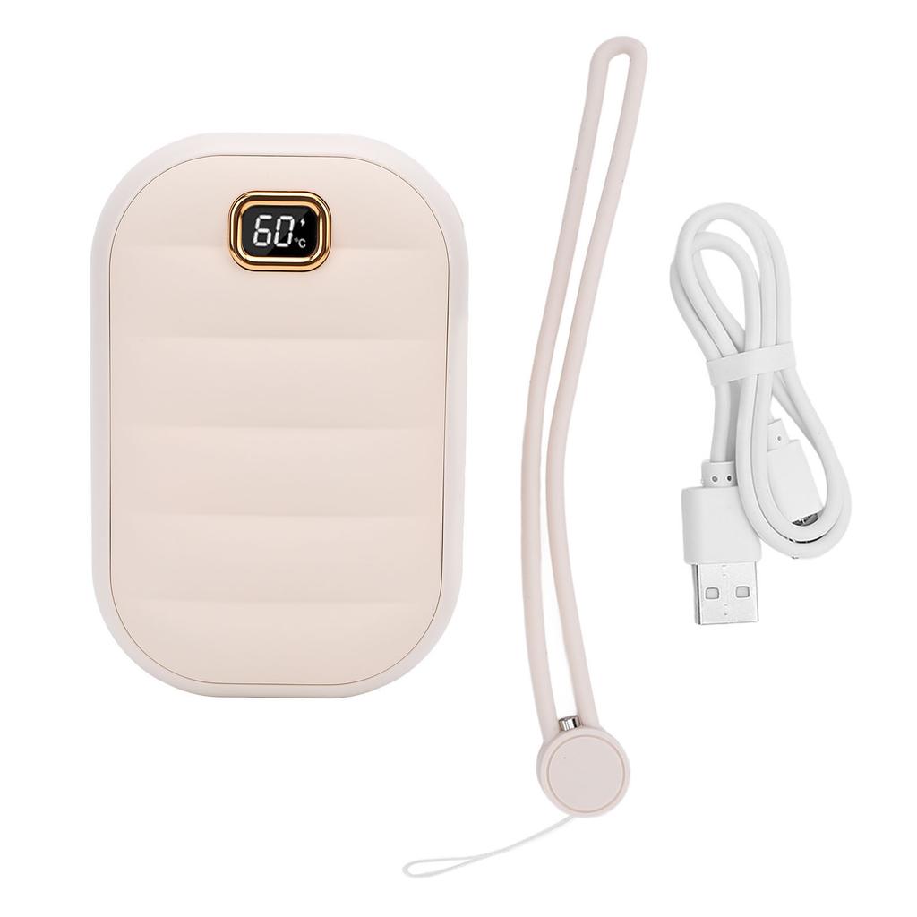 Hand Warmer Rechargeable Electric Handwarmer 4 Levels Heat Type C Portable Charger 4000mAh Waterless