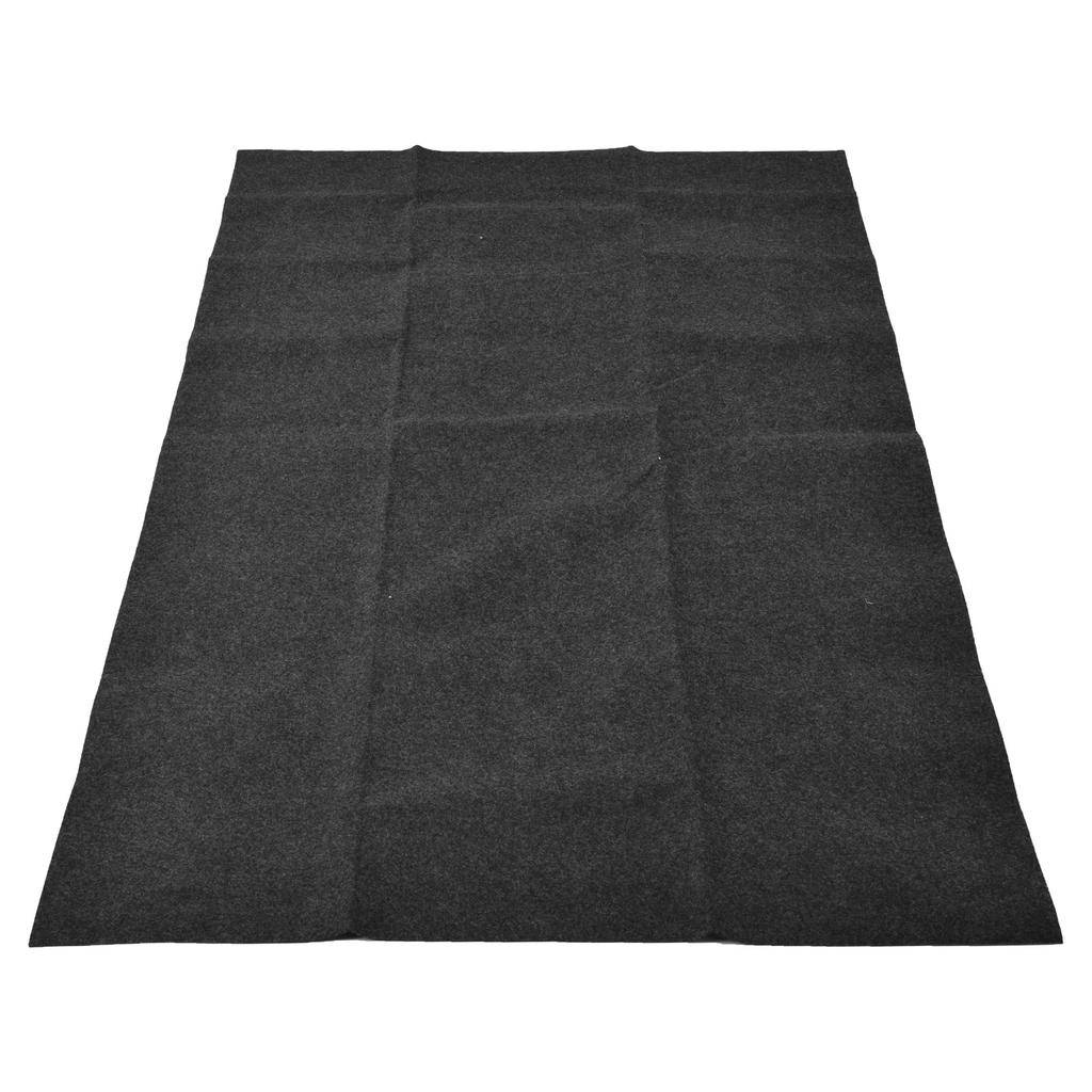BBQ Floor Mat Outdoor Flame Retardant Barbecue Mat BBQ Oil Pad for Camping Hiking59.8x35.8in Right Angle