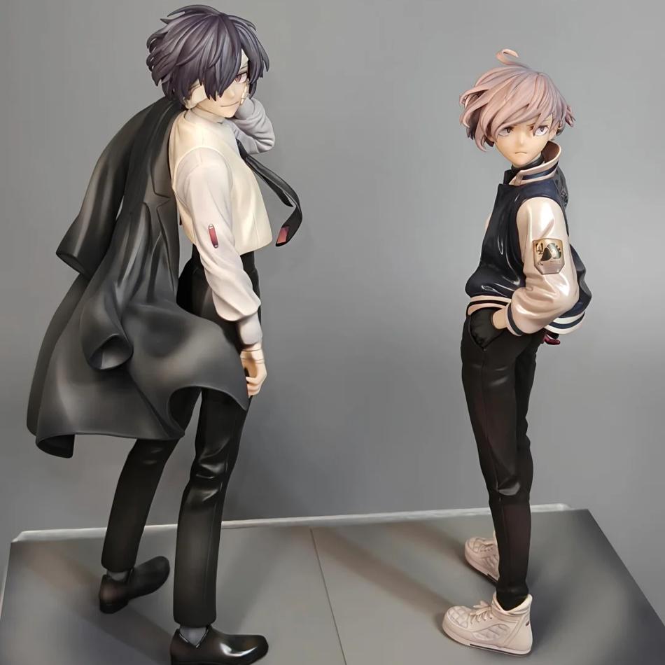 Anime Bungo Stray Dogs Nakahara Chuya Figure Dazai Osamu Action Figures Noodles Press Model PVC Collectible Toys Birthday Gifts