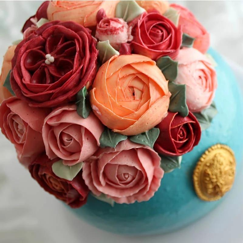 1/3pcs Pastry Nozzles For Cakes Decorating Rose Petal Flower Icinp Piping Tips Baking&pastry Tools Confectionery Kitchen Gadget