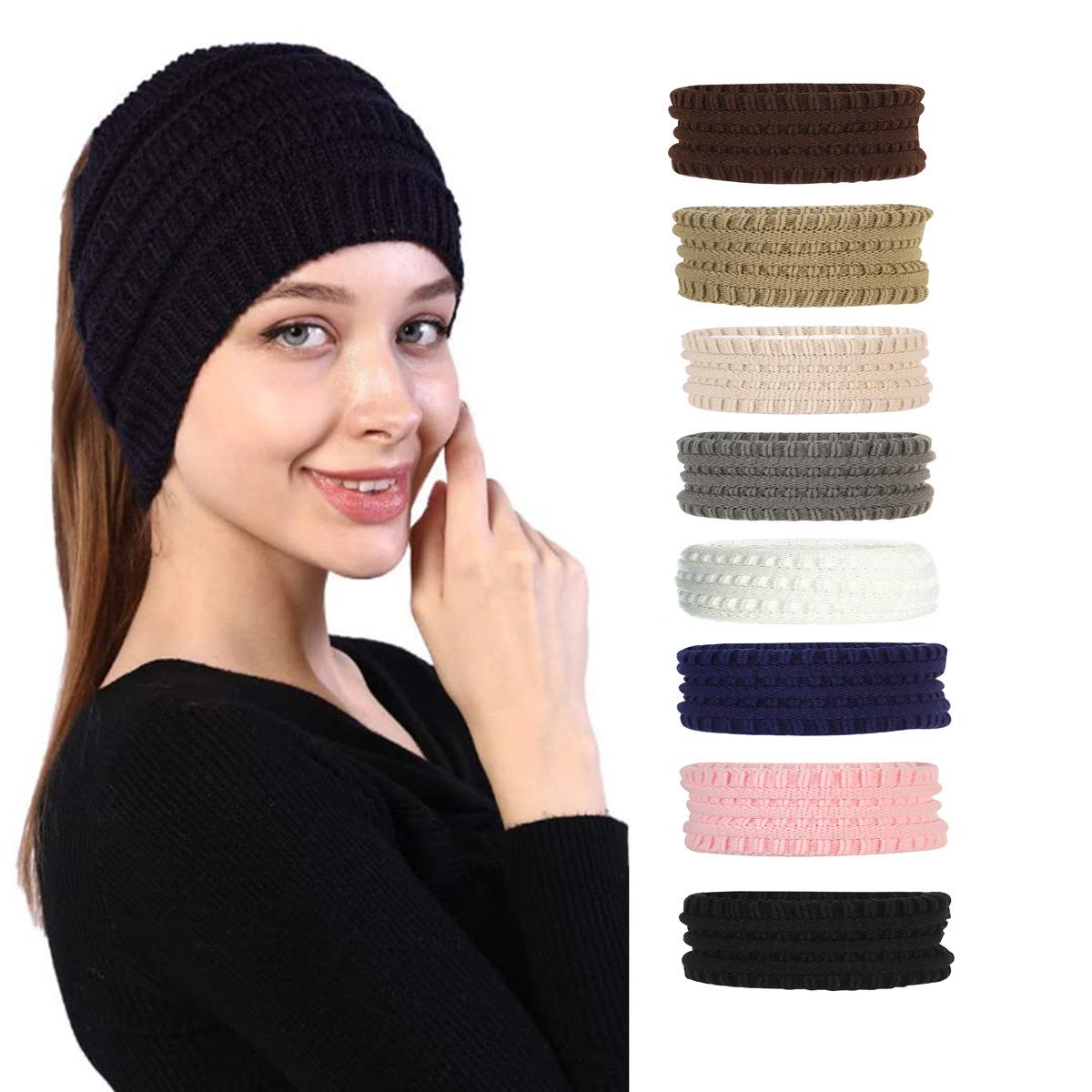 

Європейсько-американська різнокольорова шапка-вушанка з еластичною атласною підкладкою: Аксесуари для волосся та грілки для вух One Size білий