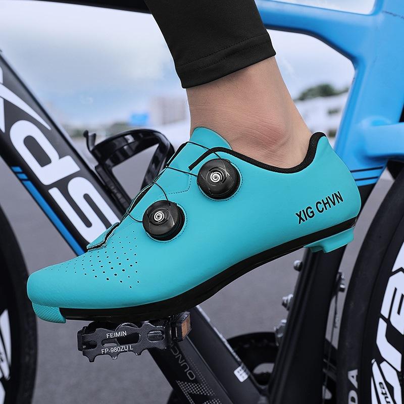 Gamintojo nauji dviračių sporto batai, vyriški ir moteriški dviračių plento fiksavimo batai, vietoje atrakinti pagalbos batai