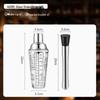 Qiwei Stainless Steel Glass Cocktail Shaker